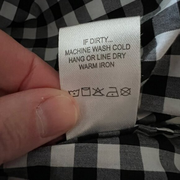 Tradlands Nico Dress in Black and White Gingham - Picture 5 of 5